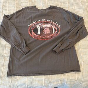 Alabama Crimson Tide 2015 National Championship Long Sleeve Tee 2XL